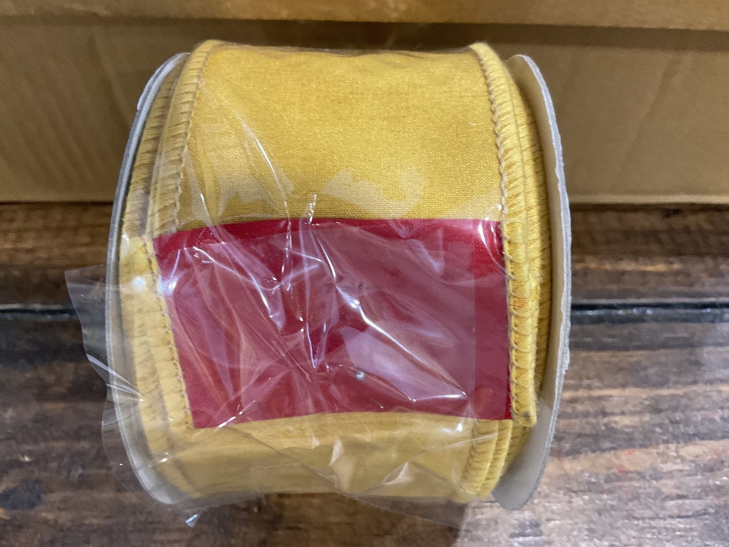 Dupion DBL Fused Mustard