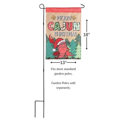 Flag Crawfish Merry Cajun 13x18