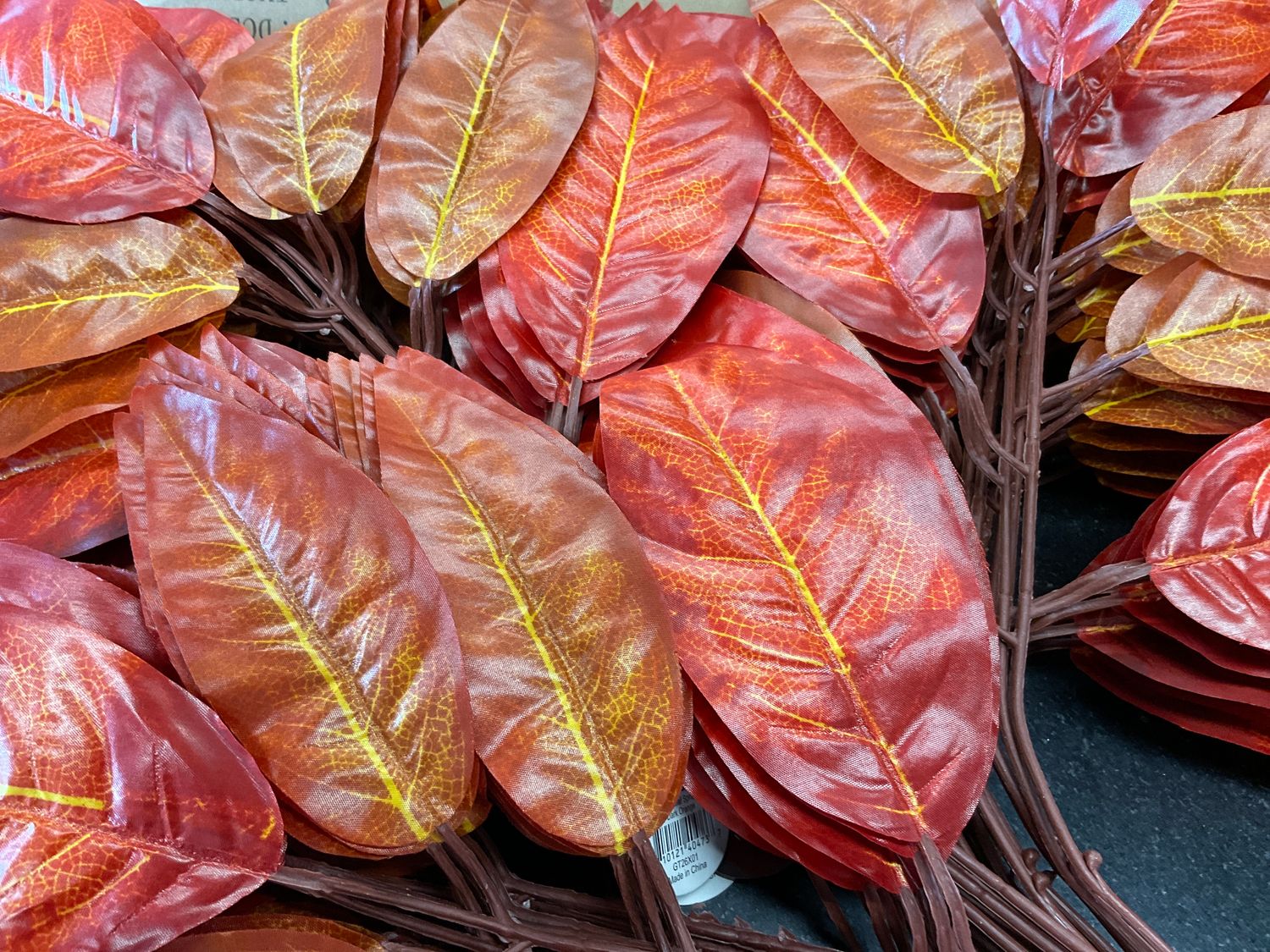 Long fall leaf spray