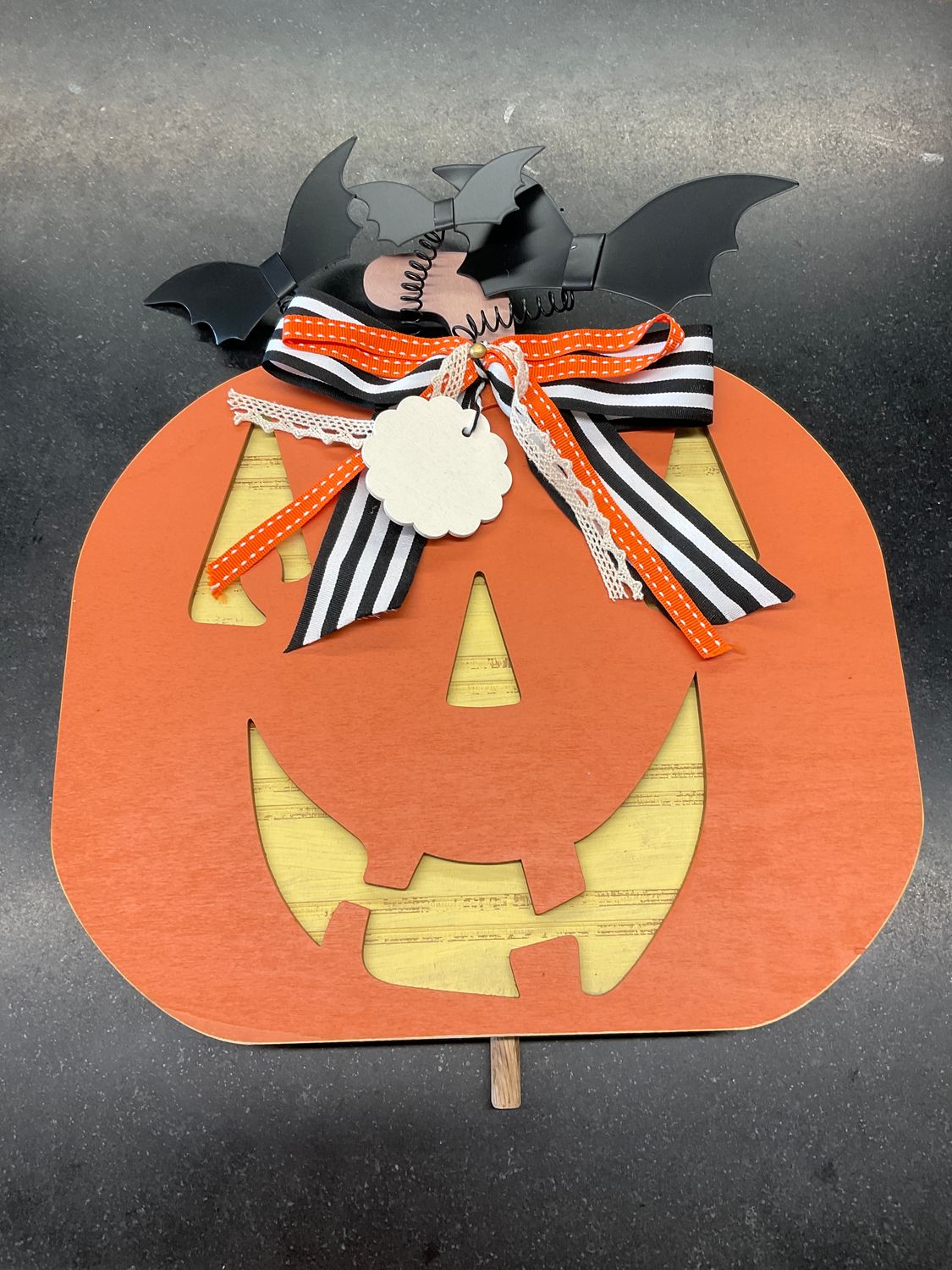 Spooky Jack o lantern  topper