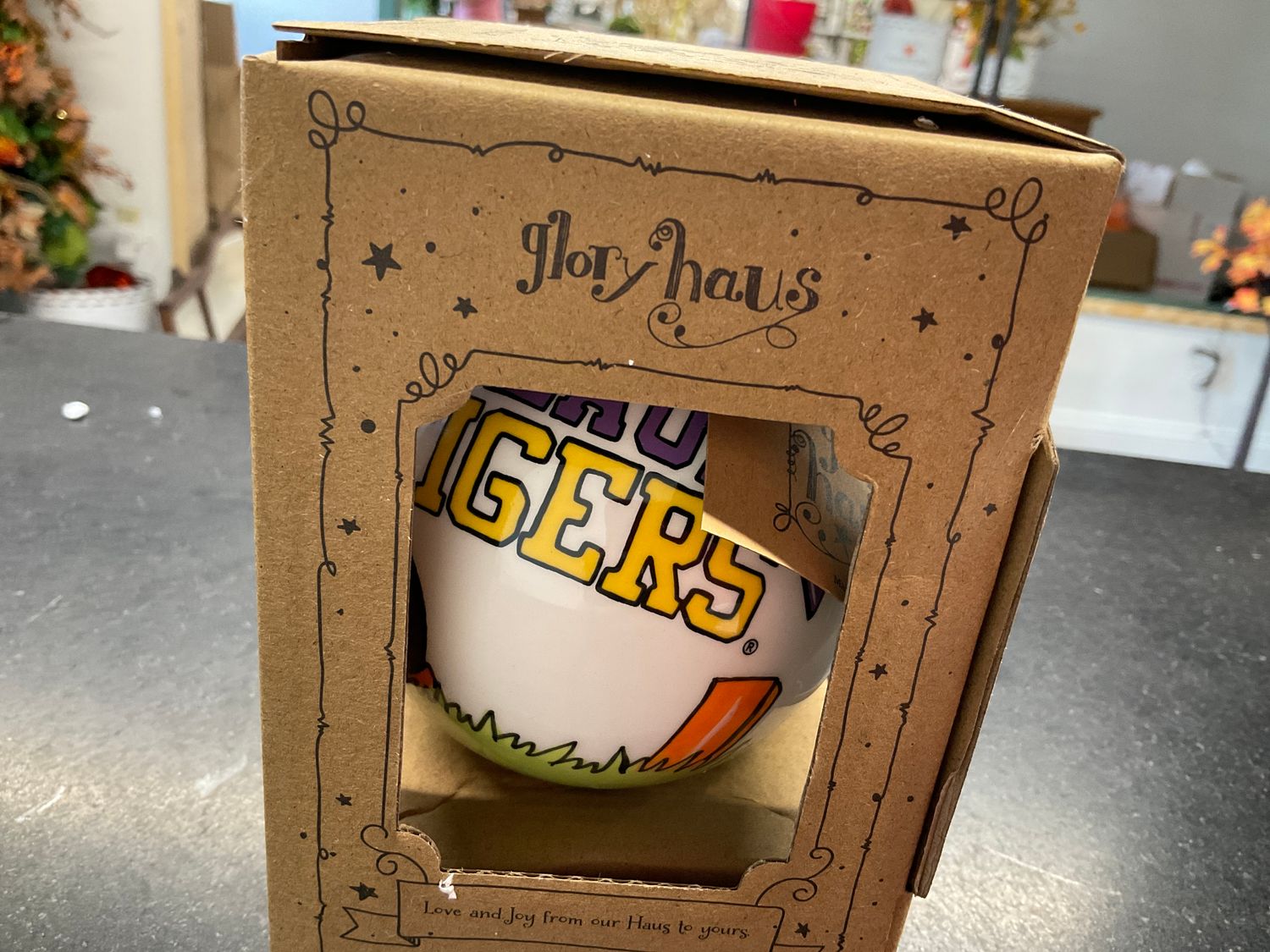 LSU Cooler Ornament