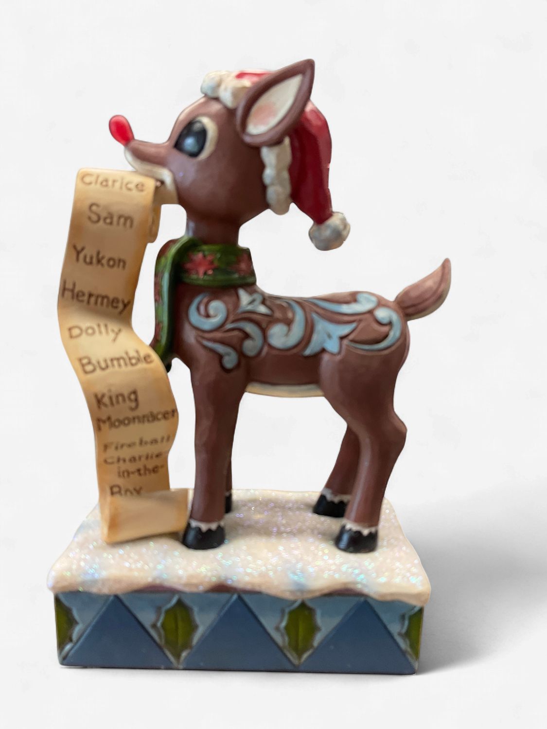 Rudolph with list