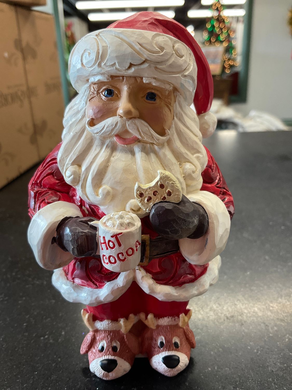Santa w/hot cocoa