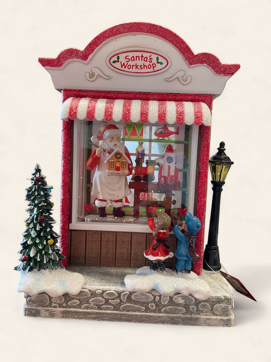 Lighted Santa Workshop