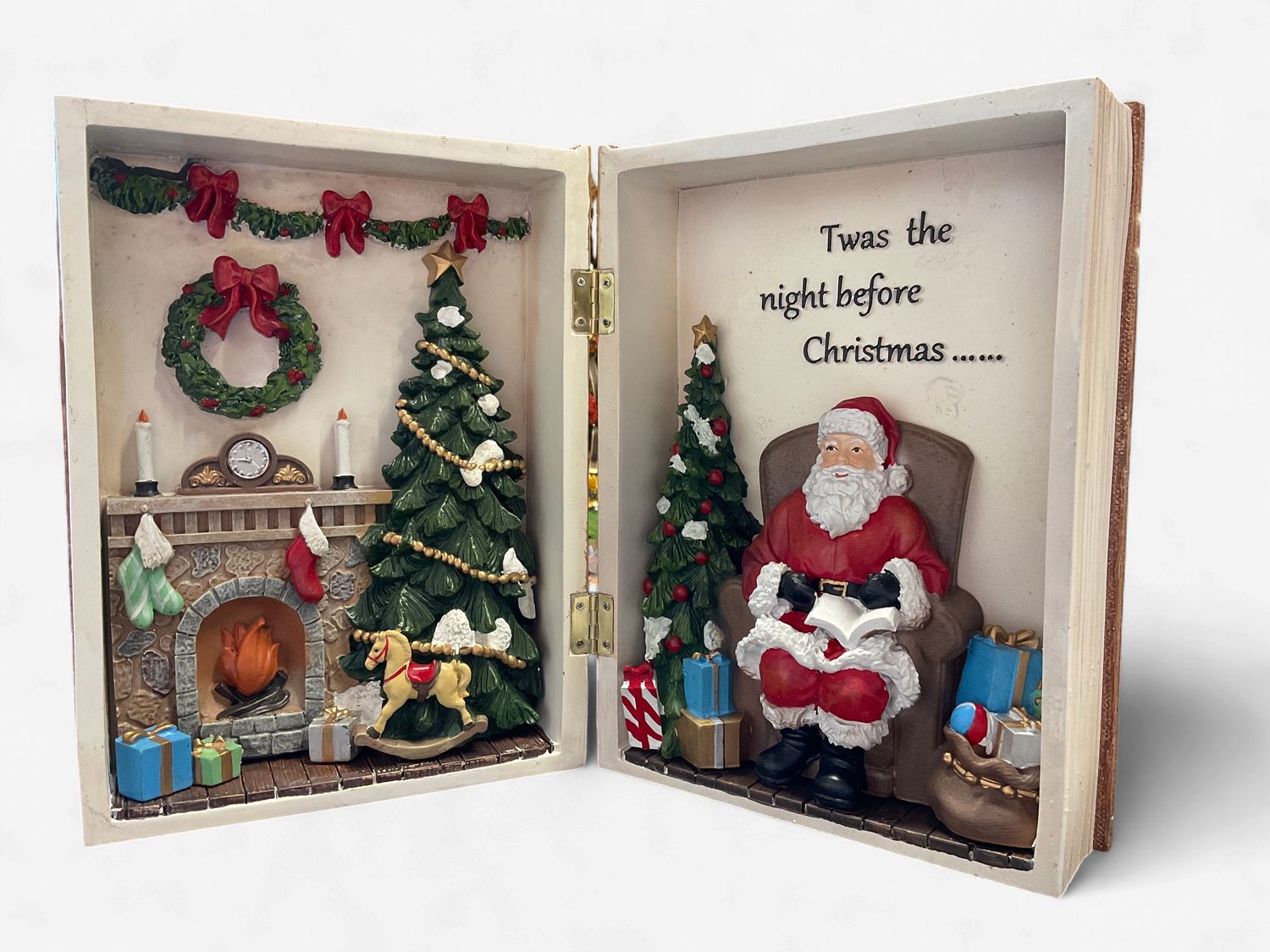 Santa Reading Book