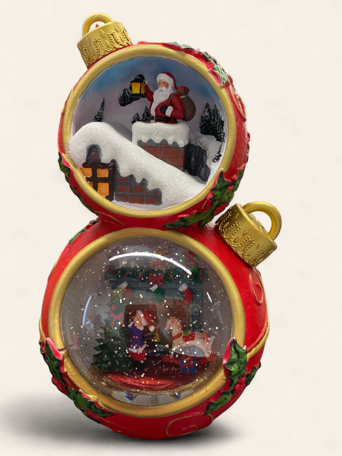 Lighted musical stacked Ornaments