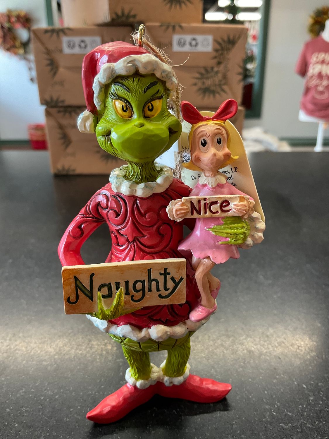 Grinch and Cindy Lou, who ornament