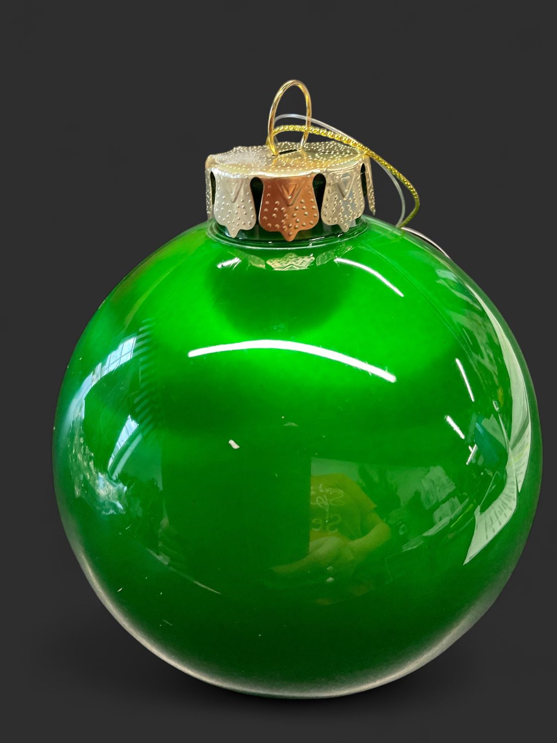 Green pearl finish ornament