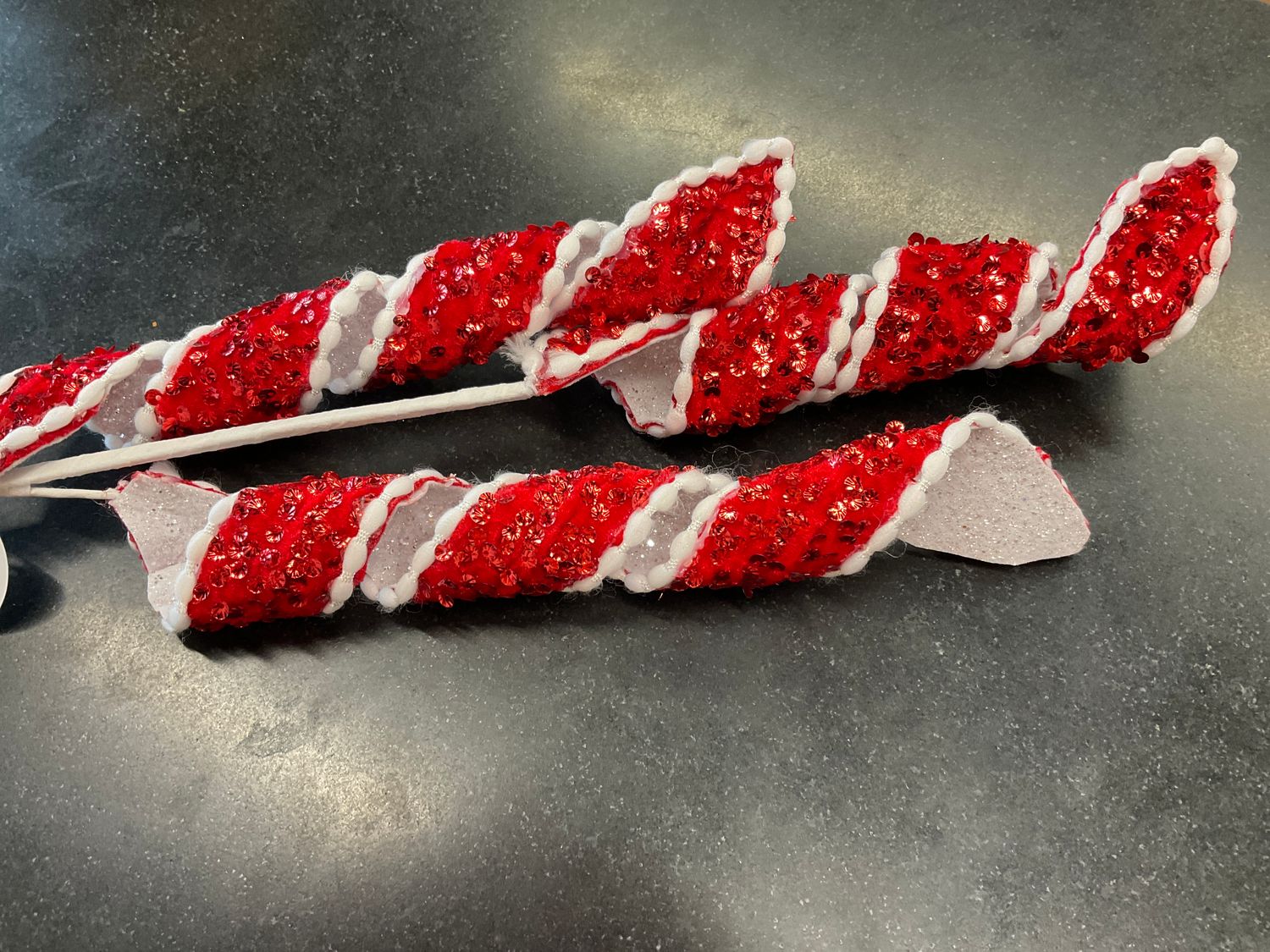 Santa’s sequence twist red/white