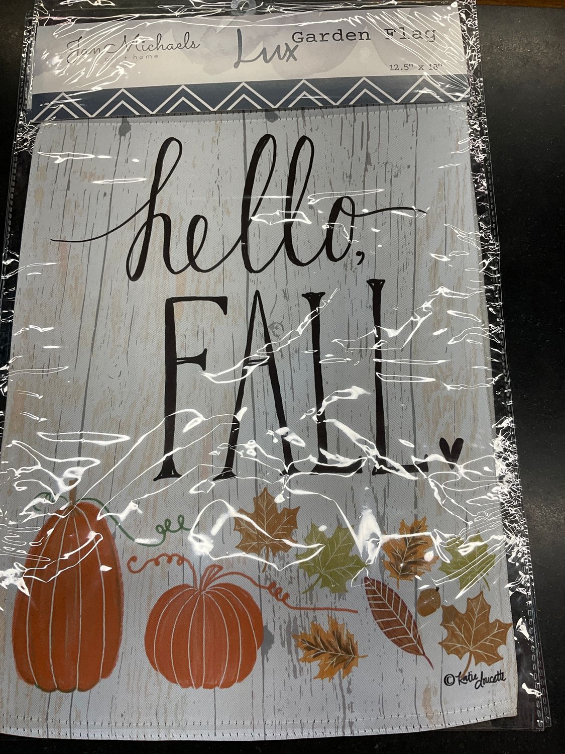 Fall garden flag