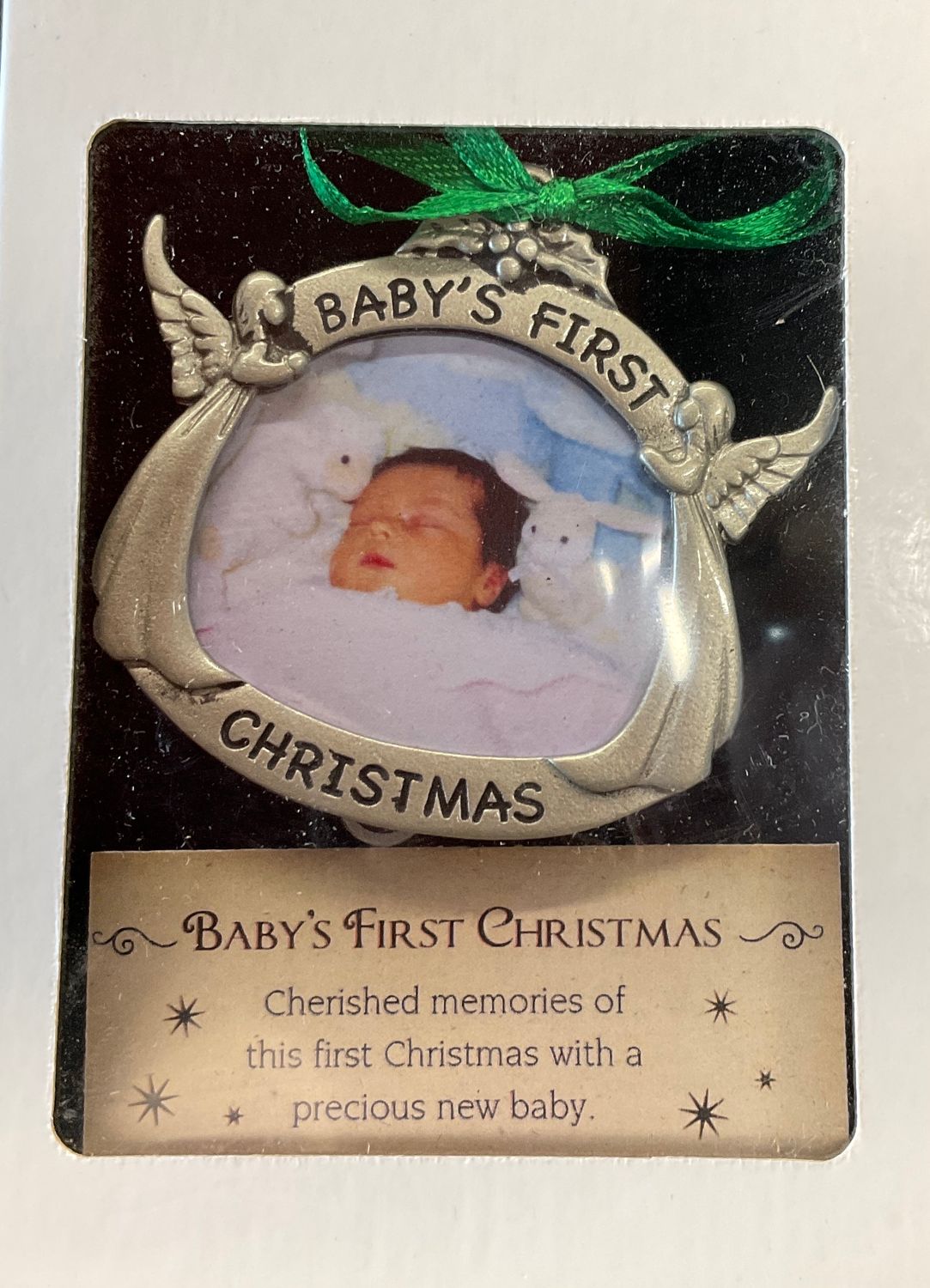 Baby’s 1st Christmas picture ornament