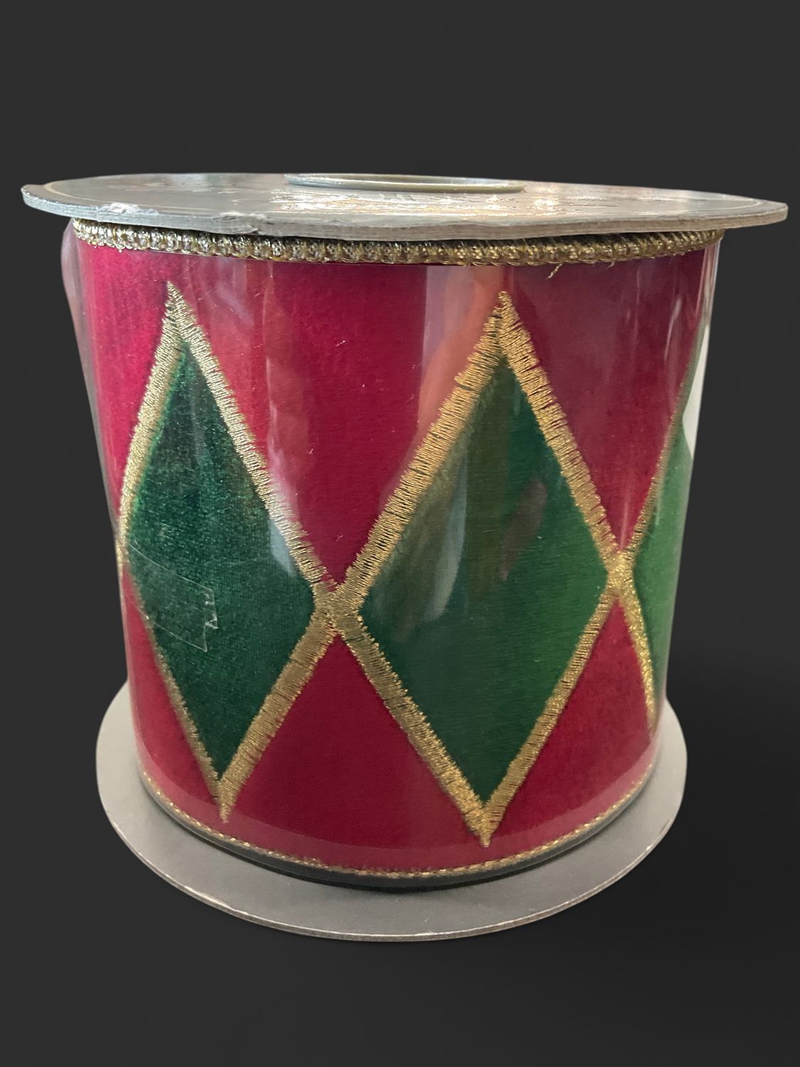 Drum Diamond Plush Velvet Ribbon