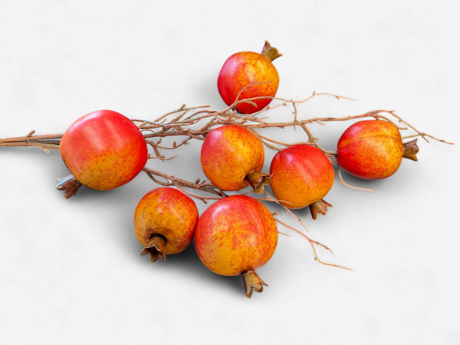 Faux Botanical pomegranate stem