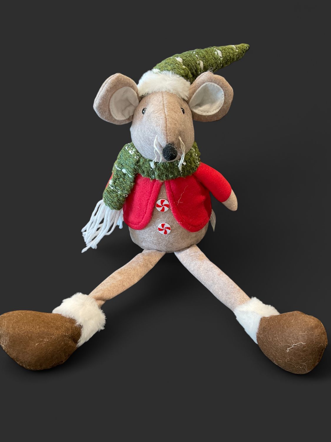 Plush Christmas mouse