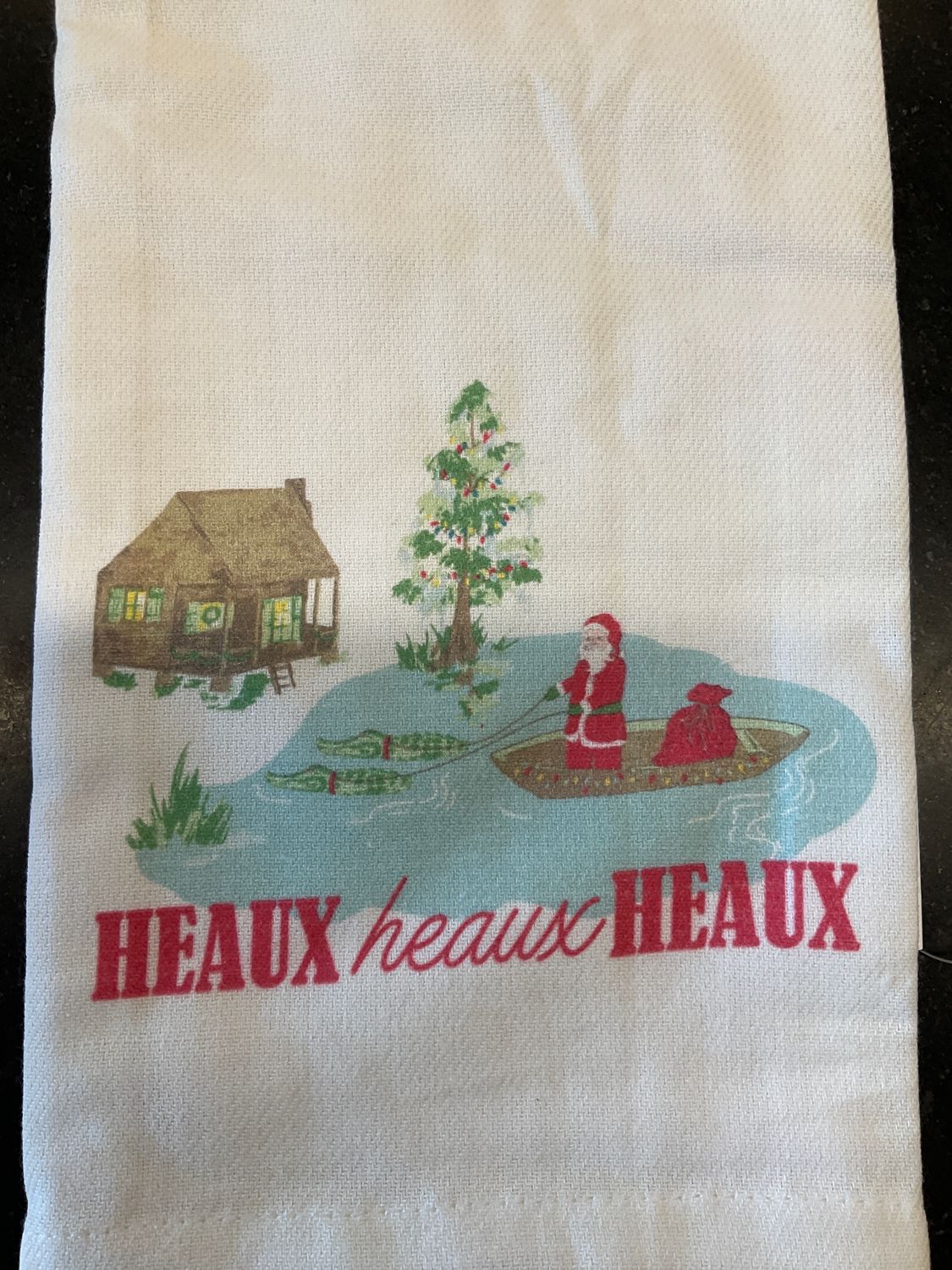 Papa Noel tea Towel