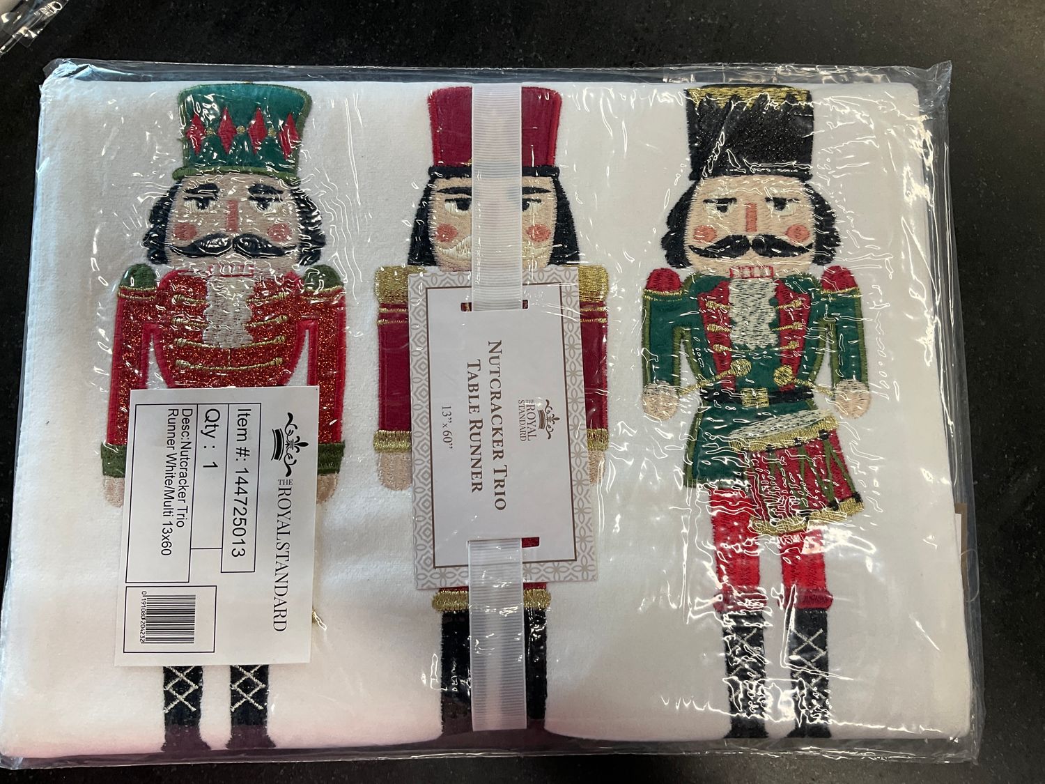 Nutcracker trio table Runner