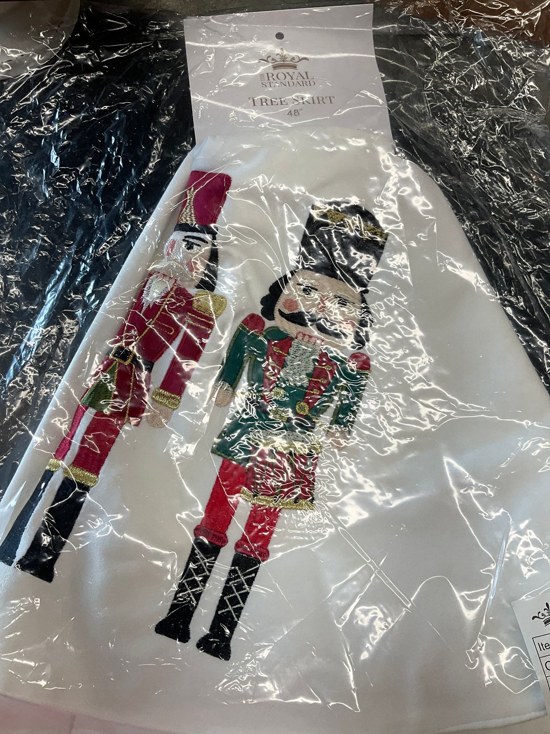 Trio Nutcracker tree skirt