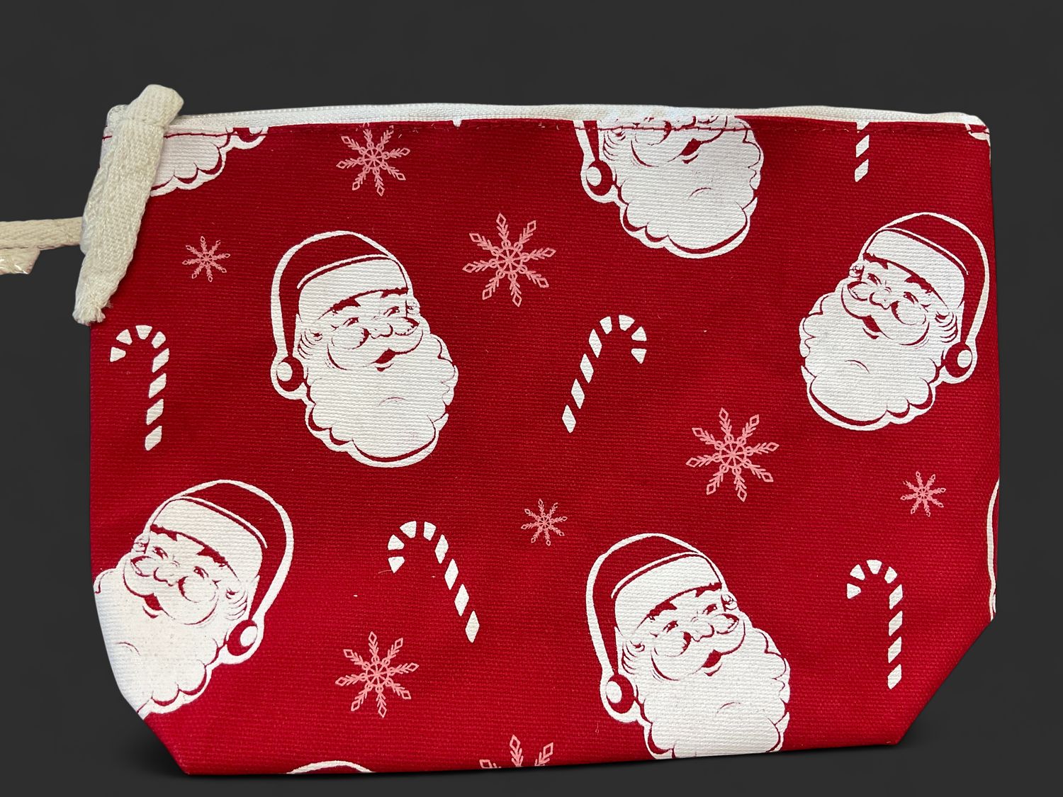 Candy Cane Cosmetic Bag