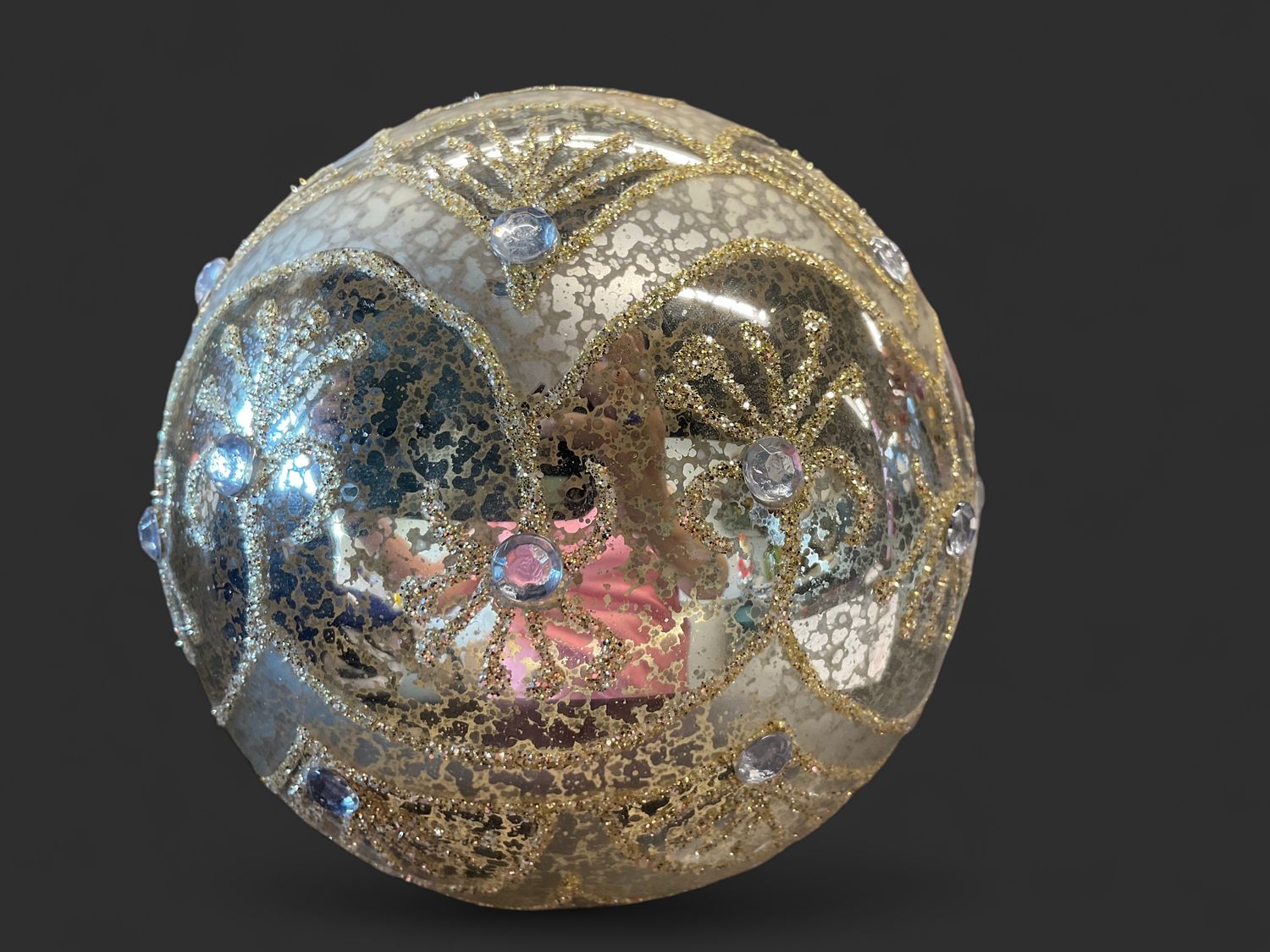 Champagne gold ornament