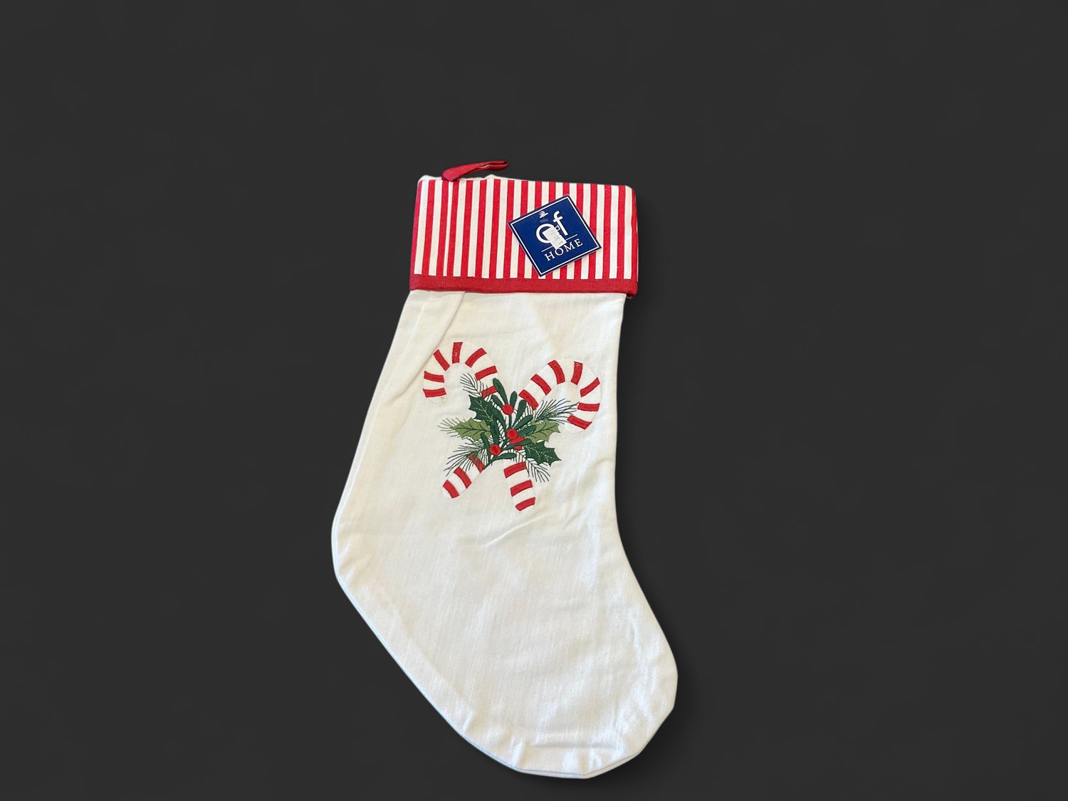 Candy Cane Forest Stocking