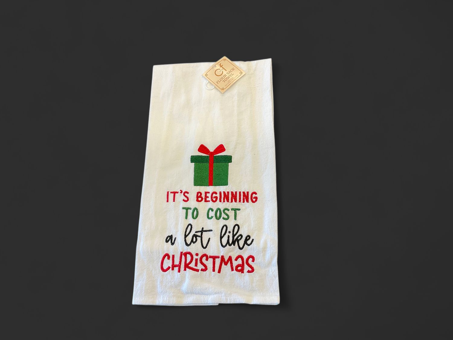 Cost like Christmas towel