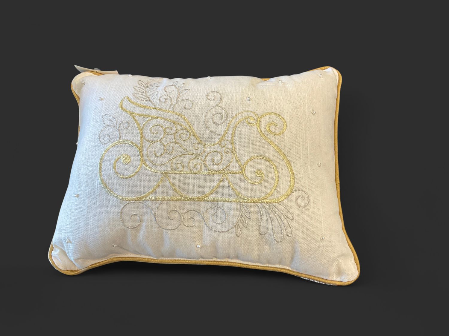 Champagne Sleigh Pillow