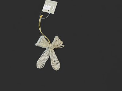 Silver Bead Ornament