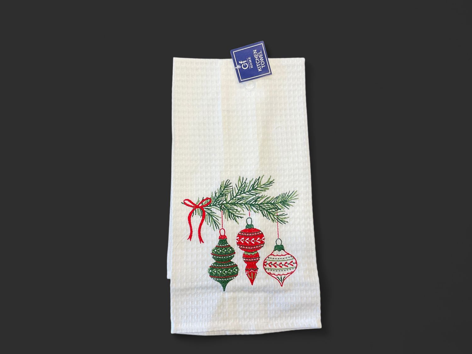Ornament sprig towel