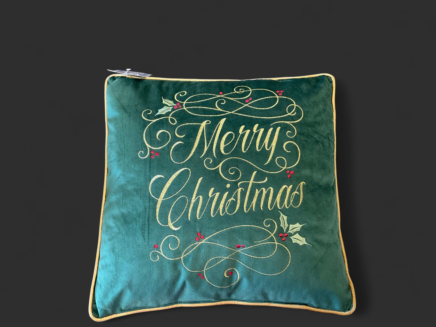 Merry Christmas Swirl pillow