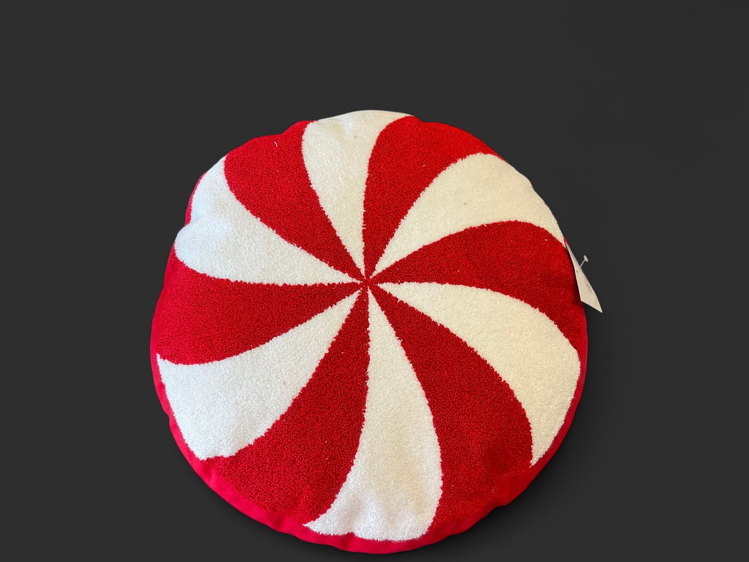 Peppermint shaped pillow