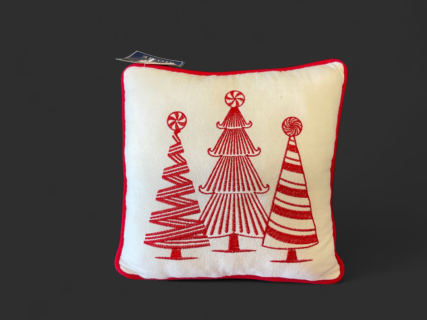 Peppermint forest pillow