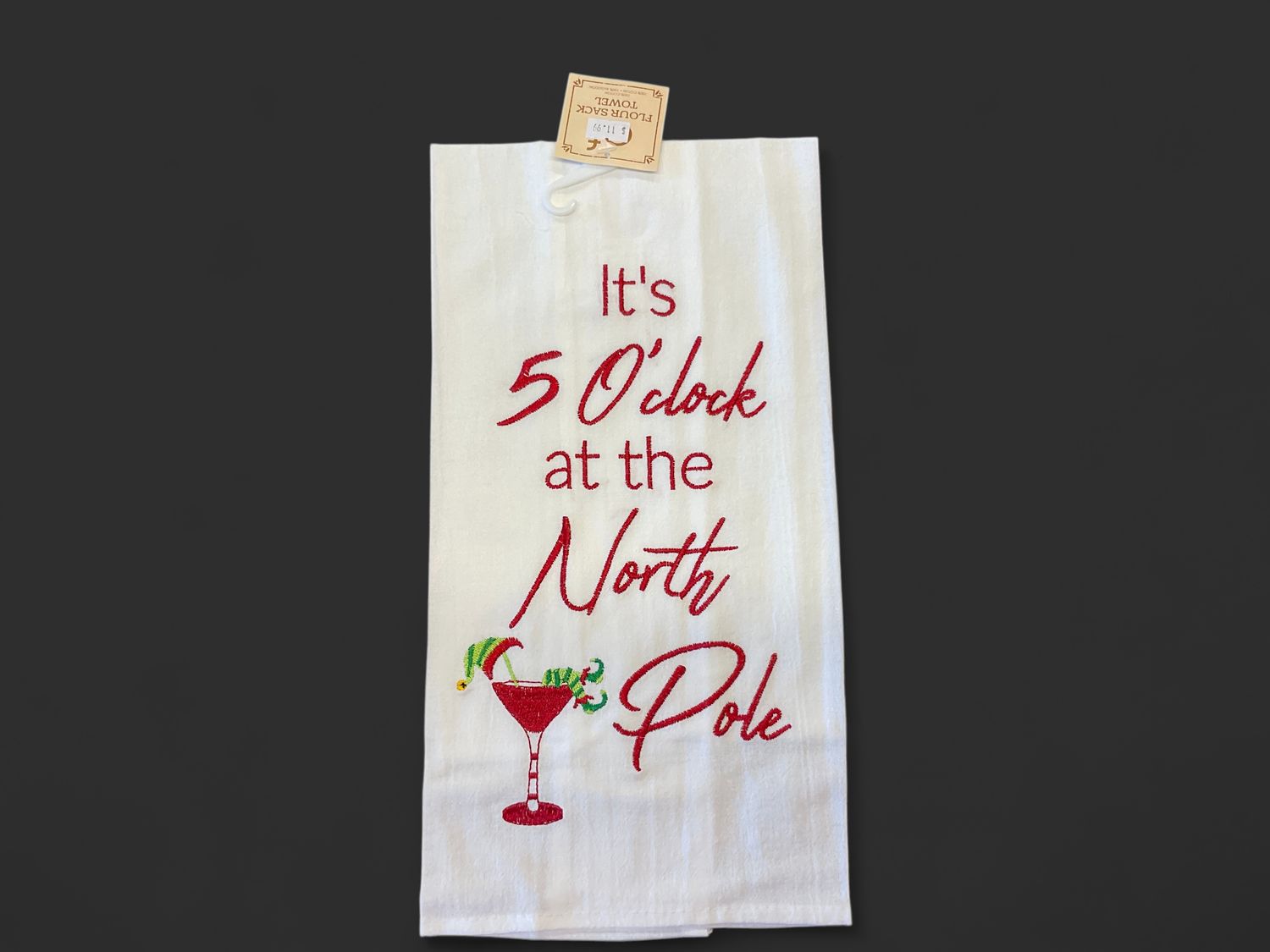 5 o’clock North Pole towel