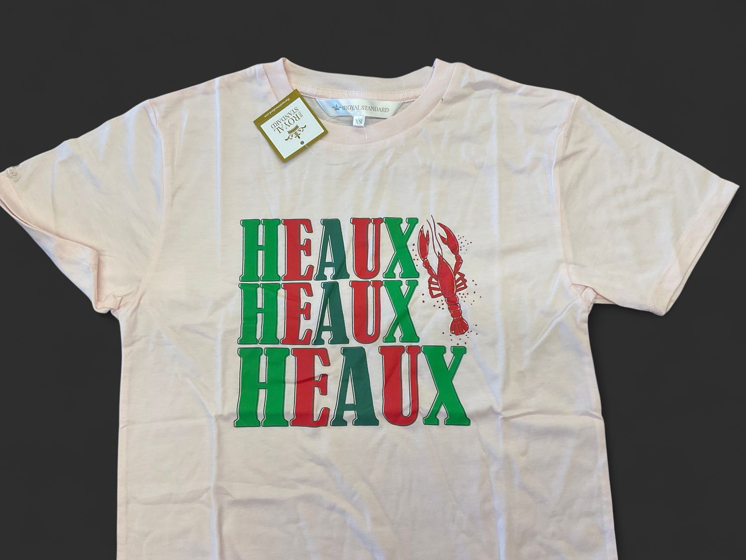 Heaux Crawfish Crew Neck T-shirt, Size: XS