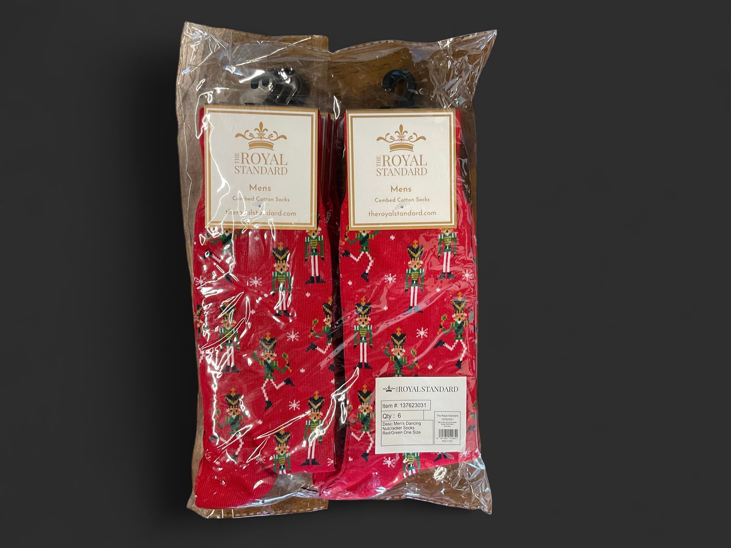 Men’s dancing Nutcracker socks