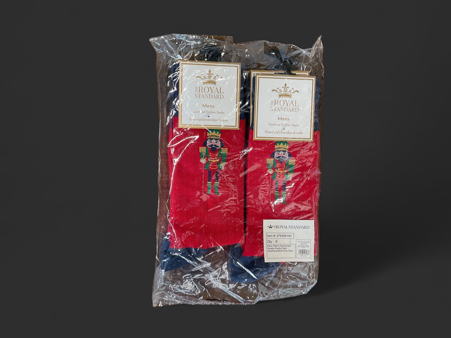 Men’s Nutcracker parade socks