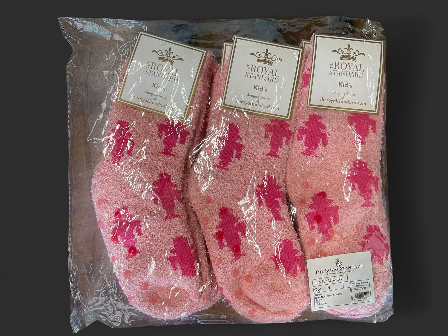 Kids Nutcracker snuggle socks, Size: S-M