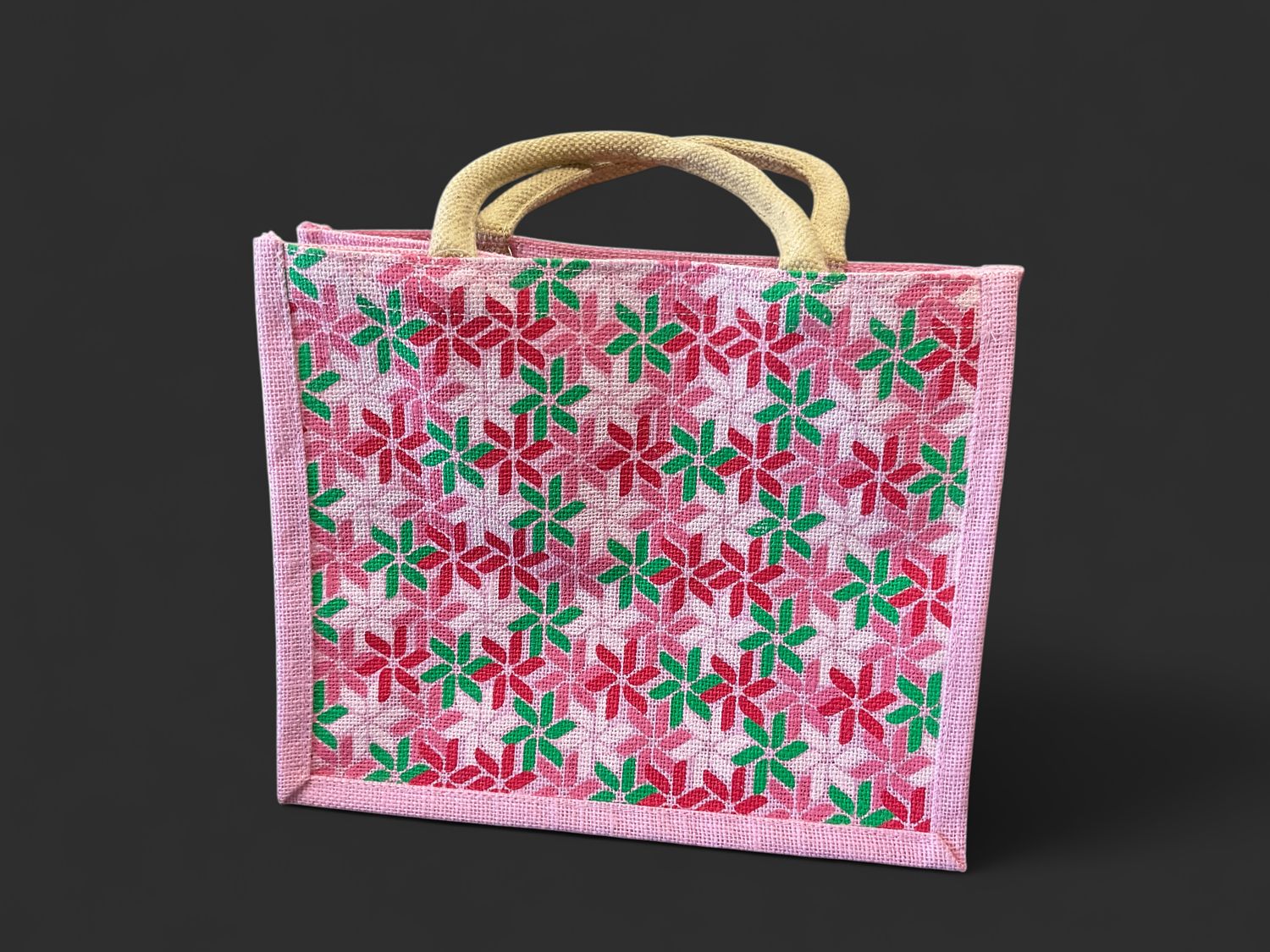 Christmas Steller gift tote 12x10x8
