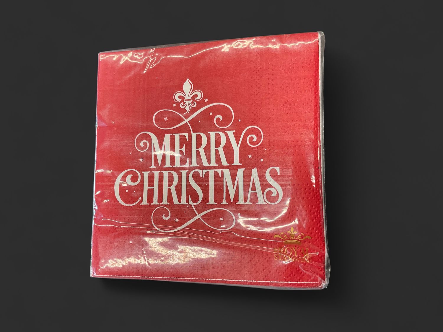 Fleur Merry Christmas Cocktail Napkins