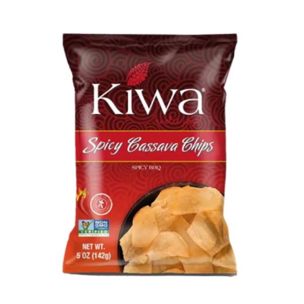 KIWA SPICY BBQ CASSAVA CHIPS