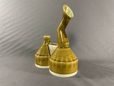 Flat Mouth PrintaBong Brown