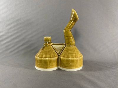 Flat Mouth PrintaBong Brown