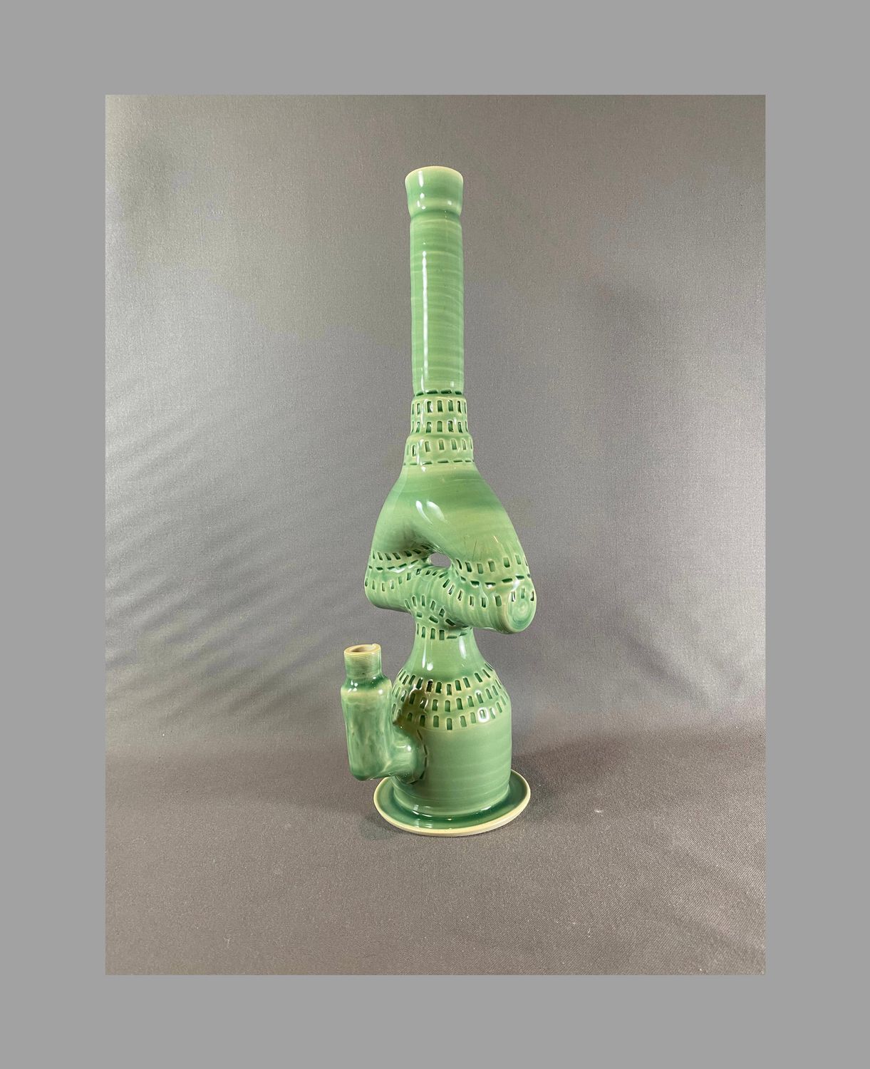 Rocket Ship Bong Blue