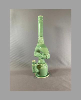 Rocket Ship Bong Blue