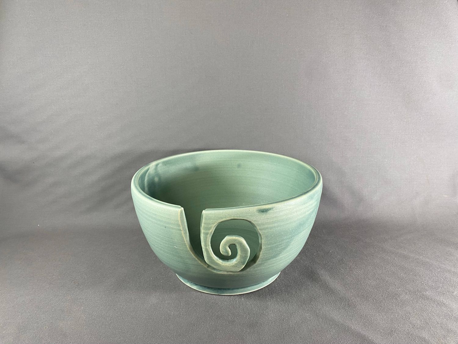 Yarn Bowl Matte Blue