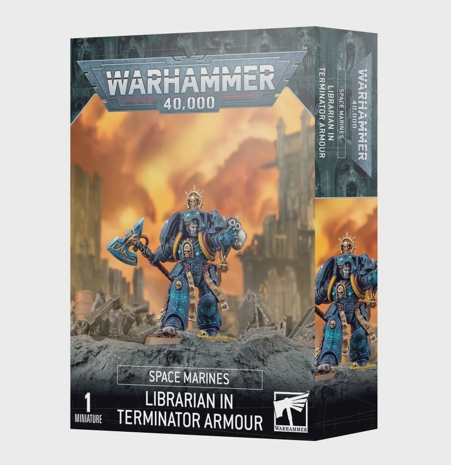 Space Marines Librarian in Terminator Armour