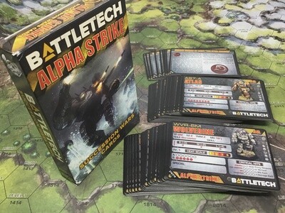 Battletech Alpha Strike Succession Wars Cards