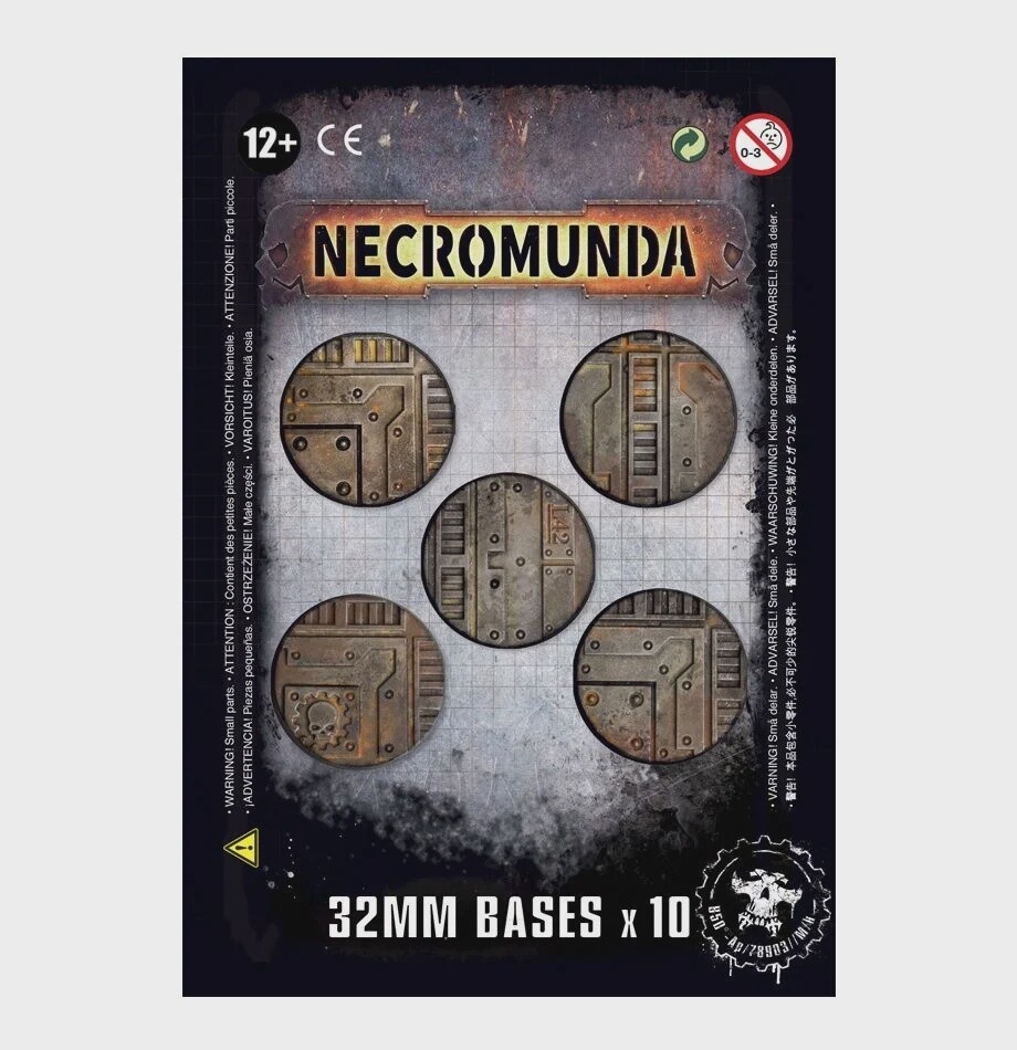 Necromunda 32mm Bases x 10