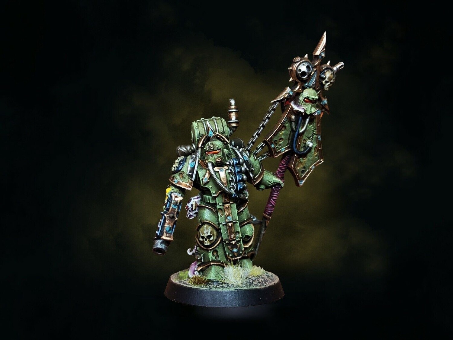 Death guard Plague Marine Icon Bearer