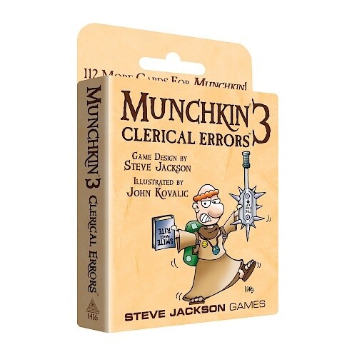Munchkin 3 Clerical errors EXPANSION
