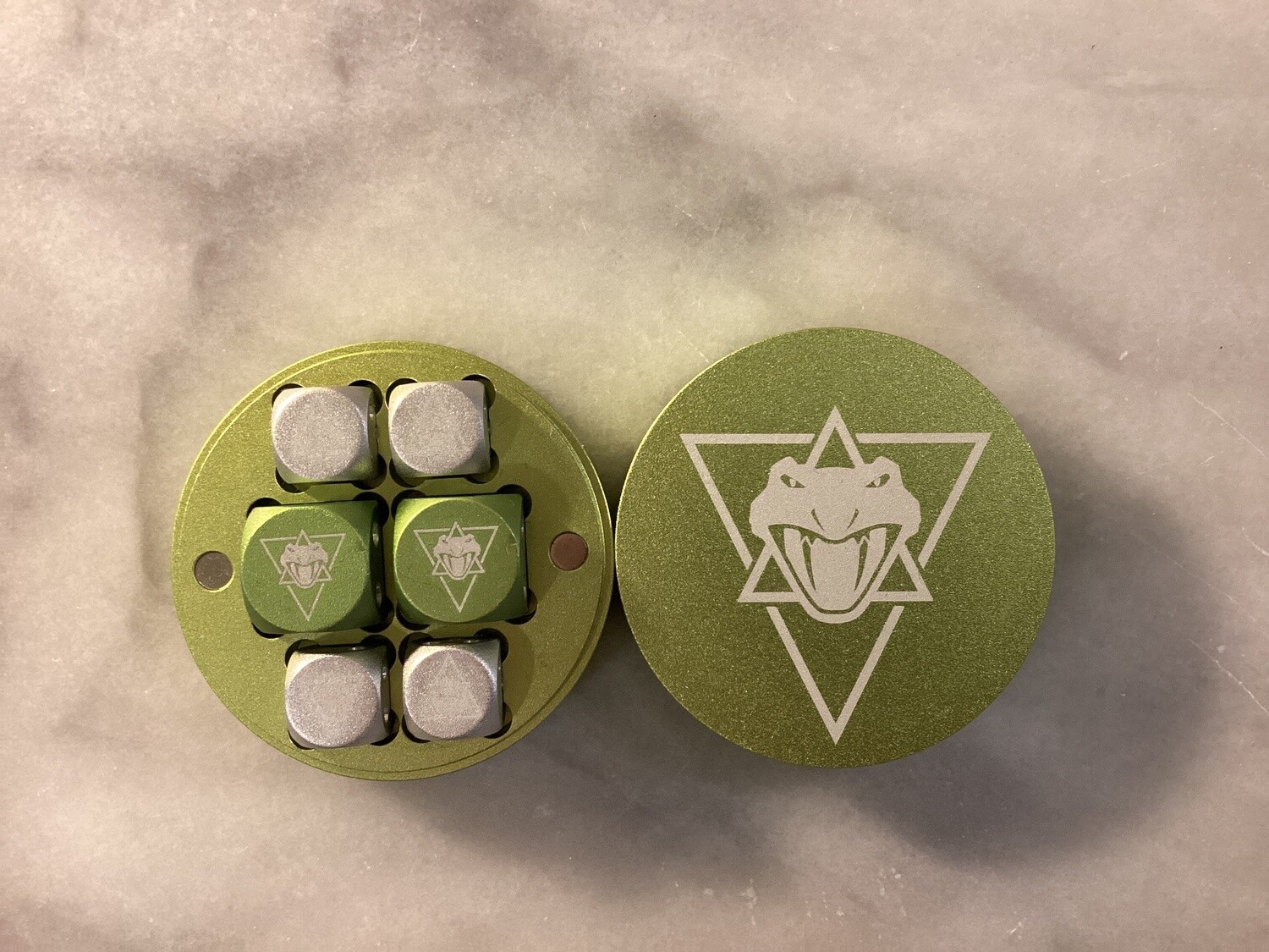Battletech Dice Puck Clan Steel Viper